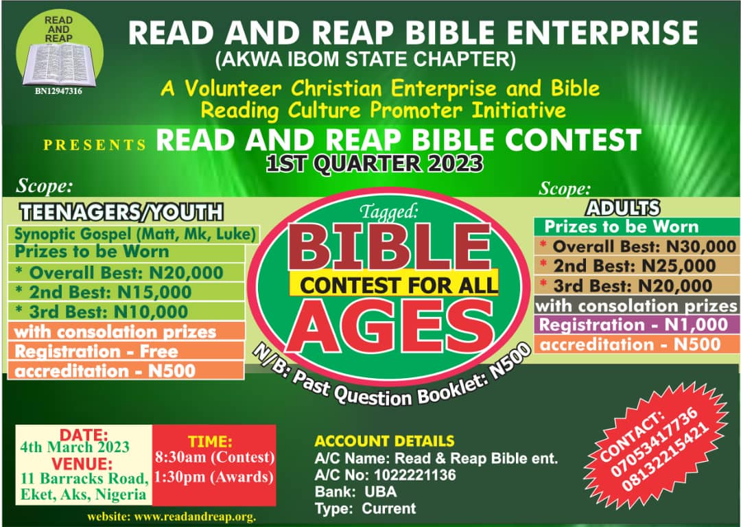 READ AND REAP CONTEST